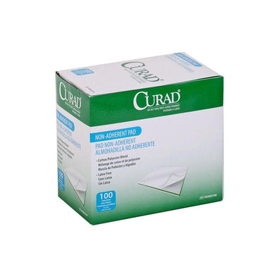 Pad 2x3" Gauze Rayon/Polyester Not Made With Natural Rubber Latex Sterile 100/BX, 12 BX/CA
